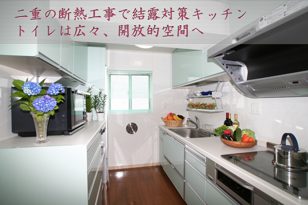 結露対策キッチン 埼玉県所沢市Bさま